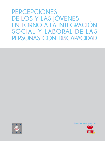 Publicación Sociológica Tres con FAD, indicadores sobre percepción de la juventud sobre integración y discpacacidad